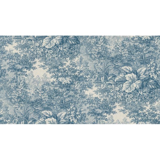 Kuvatapetti Sandberg Forest Toile sininen, mittatilaus, non-woven