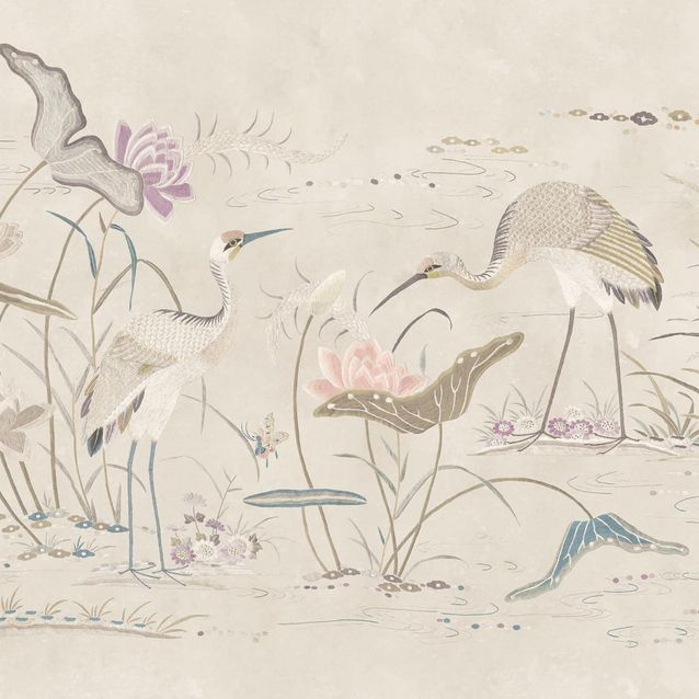 Mittatilaustapetti Seabirds, Sandstone (S10418)