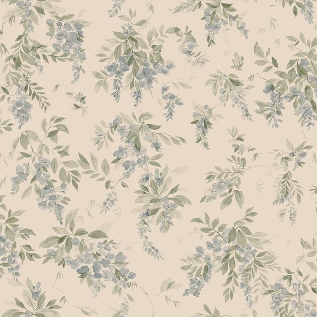 Tapetti Sandberg Lovisa, Blue, sininen (S10507)