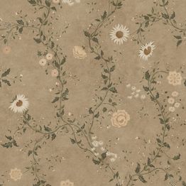 Mittatilaustapetti Sandberg Inger, Brown, ruskea (S10516)