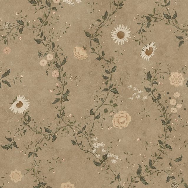 Mittatilaustapetti Inger, Brown, ruskea (S10516)