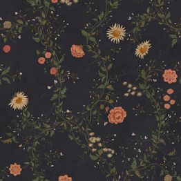 Mittatilaustapetti Sandberg Inger, Midnight Blue, sininen (S10517)