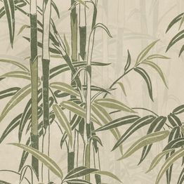 Mittatilaustapetti Sandberg Leon Mural, Green, vihreä (S10540)