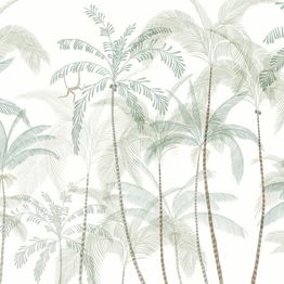 Mittatilaustapetti Sandberg Louie, Light Green, vihreä (S10552)