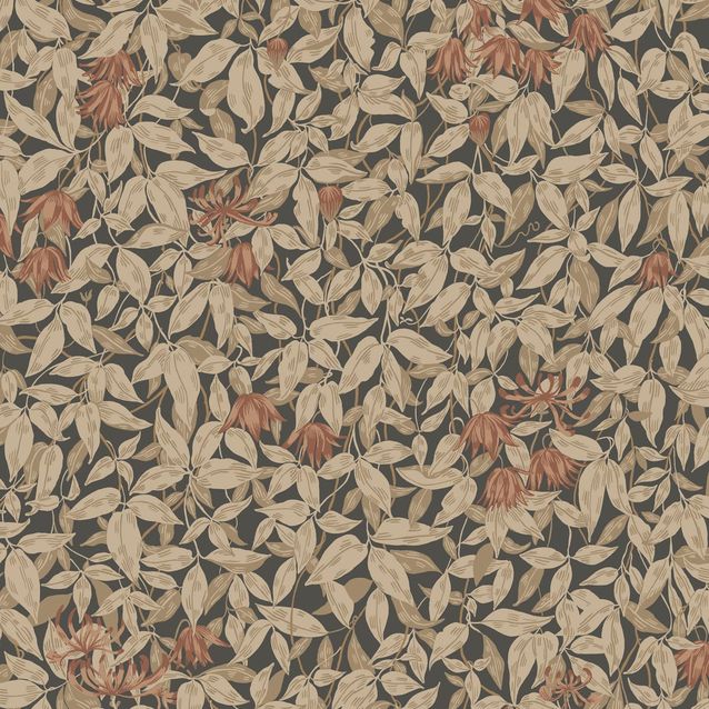 Tapetti Sandberg Linnea, Charcoal (S10559)