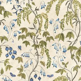 Mittatilaustapetti Sandberg Ottilia, Olive Green, vihreä (S10583)
