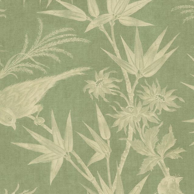 Mittatilaustapetti Celeste Mural, Green, vihreä (S10597)