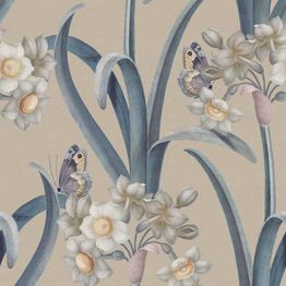 Mittatilaustapetti Sandberg Lilian, Blue, sininen (S10601)
