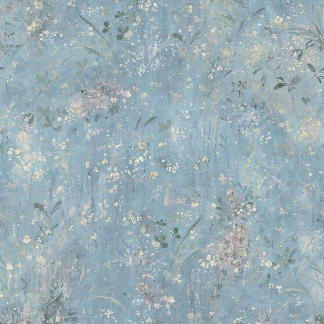 Mittatilaustapetti Juni, Light Blue, sininen (S10603)