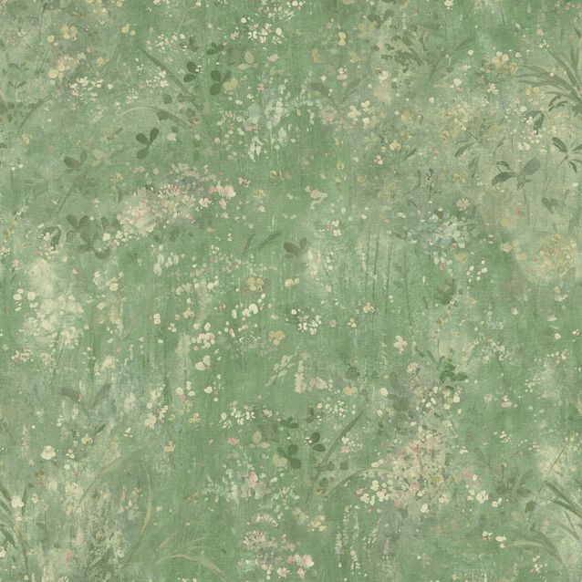 Mittatilaustapetti Juni, Green, vihreä (S10605)