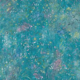 Mittatilaustapetti Sandberg Juni, Teal (S10607)