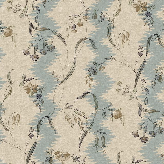 Mittatilaustapetti Beatrice, Misty Blue, sininen (S10611)