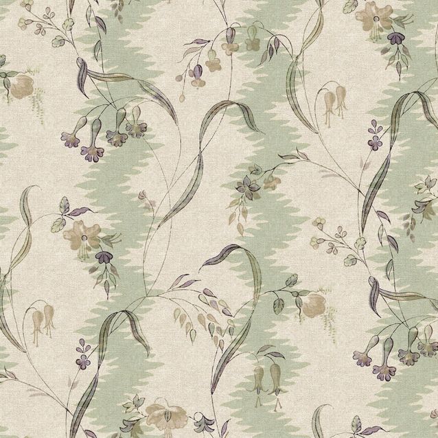 Mittatilaustapetti Beatrice, Light Green, vihreä (S10613)