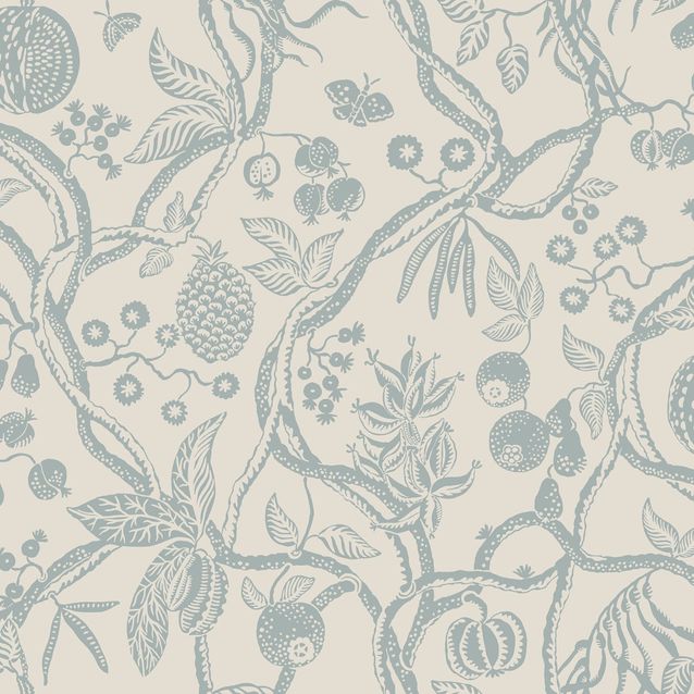 Tapetti Sandberg Tree of Life, Light Blue, sininen (S10615)