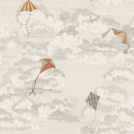 Mittatilaustapetti Sandberg Bonnie and Kites, Graphite (S10643)