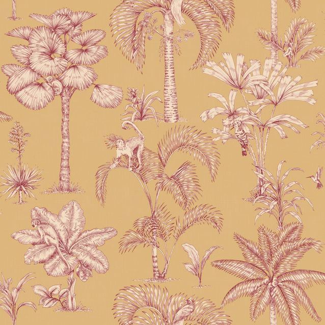 Tapetti Sandberg Adele, Yellow, keltainen (S10652)