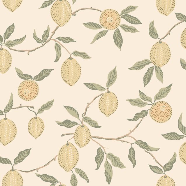Tapetti Sandberg Limone, Yellow, keltainen (S10666)