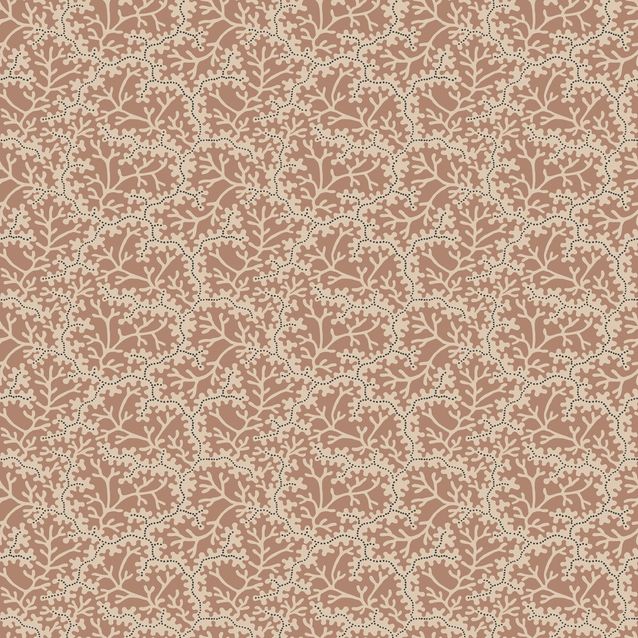 Tapetti Sandberg Coral, Terracotta (S10672)