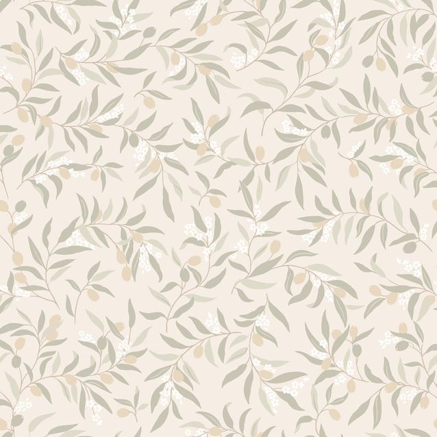 Tapetti Sandberg Olivia, Sage Green, vihreä (S10679)