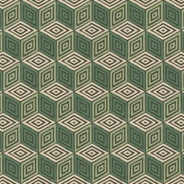 Mittatilaustapetti Sandberg Chiara, Green, vihreä (S10692)
