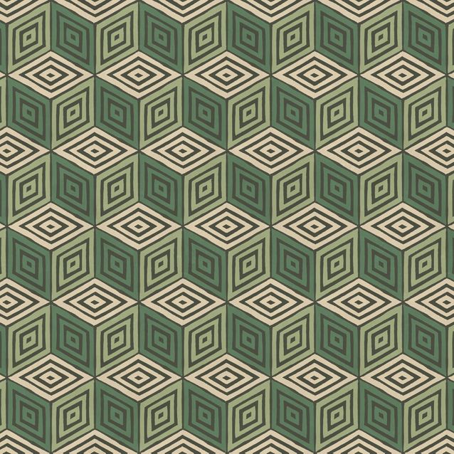 Mittatilaustapetti Chiara, Green, vihreä (S10692)