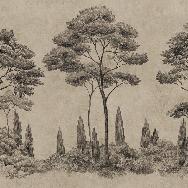 Mittatilaustapetti Andrea, Graphite (S10694)