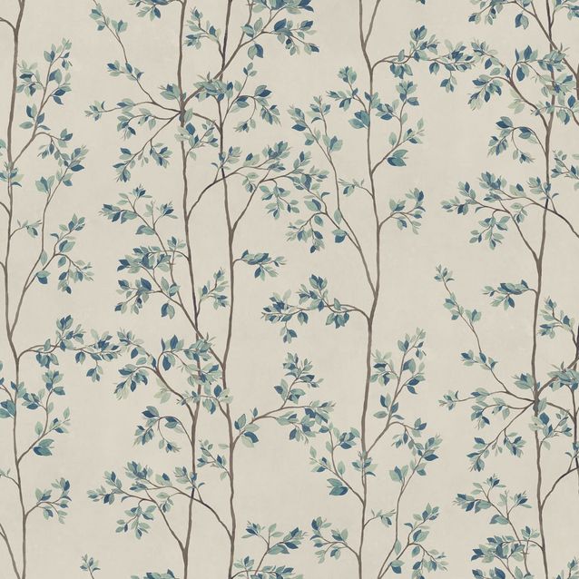 Mittatilaustapetti Laura, Blue, sininen (S10701)