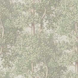 Mittatilaustapetti Sandberg Charles, Light Green, vihreä (S10712)