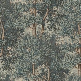 Mittatilaustapetti Sandberg Charles, Blue, sininen (S10714)