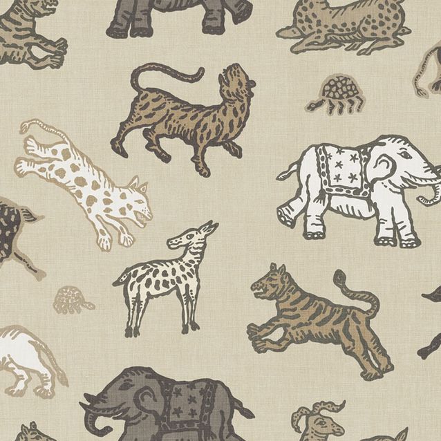 Mittatilaustapetti Leonard, Beige, beige (S10724)
