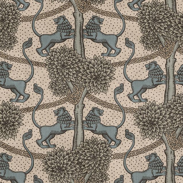 Mittatilaustapetti Leopold, Beige, beige (S10738)