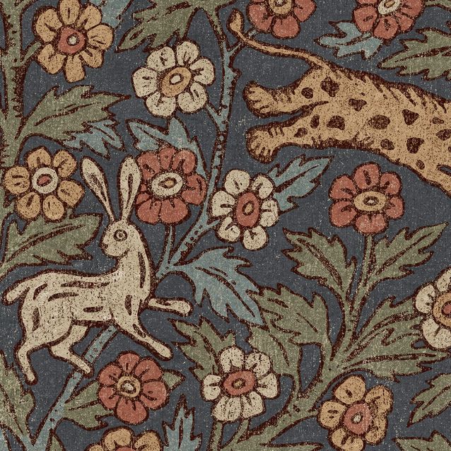 Mittatilaustapetti Eden Mural, Classic Blue, sininen (S10744)