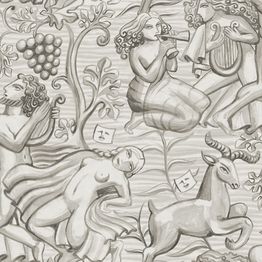 Mittatilaustapetti Sandberg Baccus, Graphite (S10757)