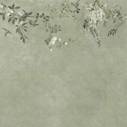 Mittatilaustapetti Sandberg Nico, Sage Green, vihreä (S10812)