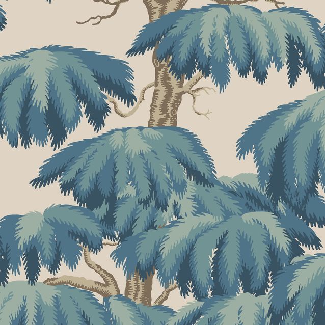Tapetti Sandberg Alba, Teal (S10838)