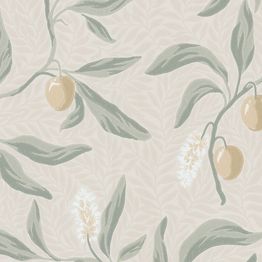 Mittatilaustapetti Sandberg Vinnie Mural, Sage Green, vihreä (S10844)