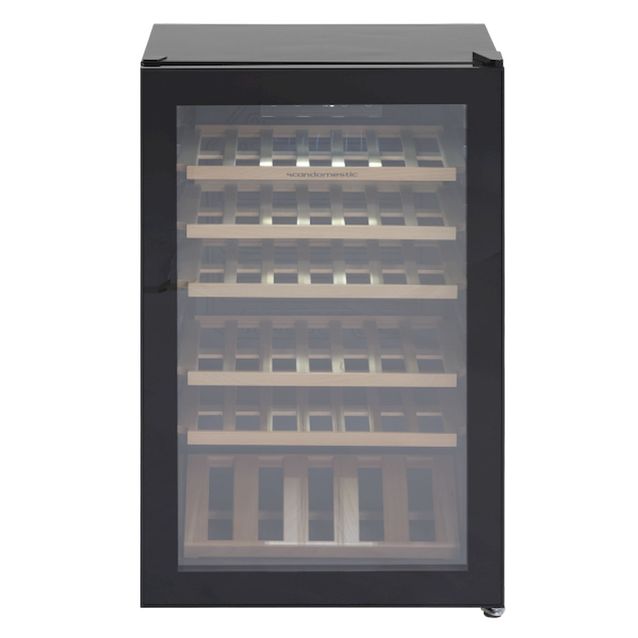 Viinikaappi Scandomestic SV45B, musta