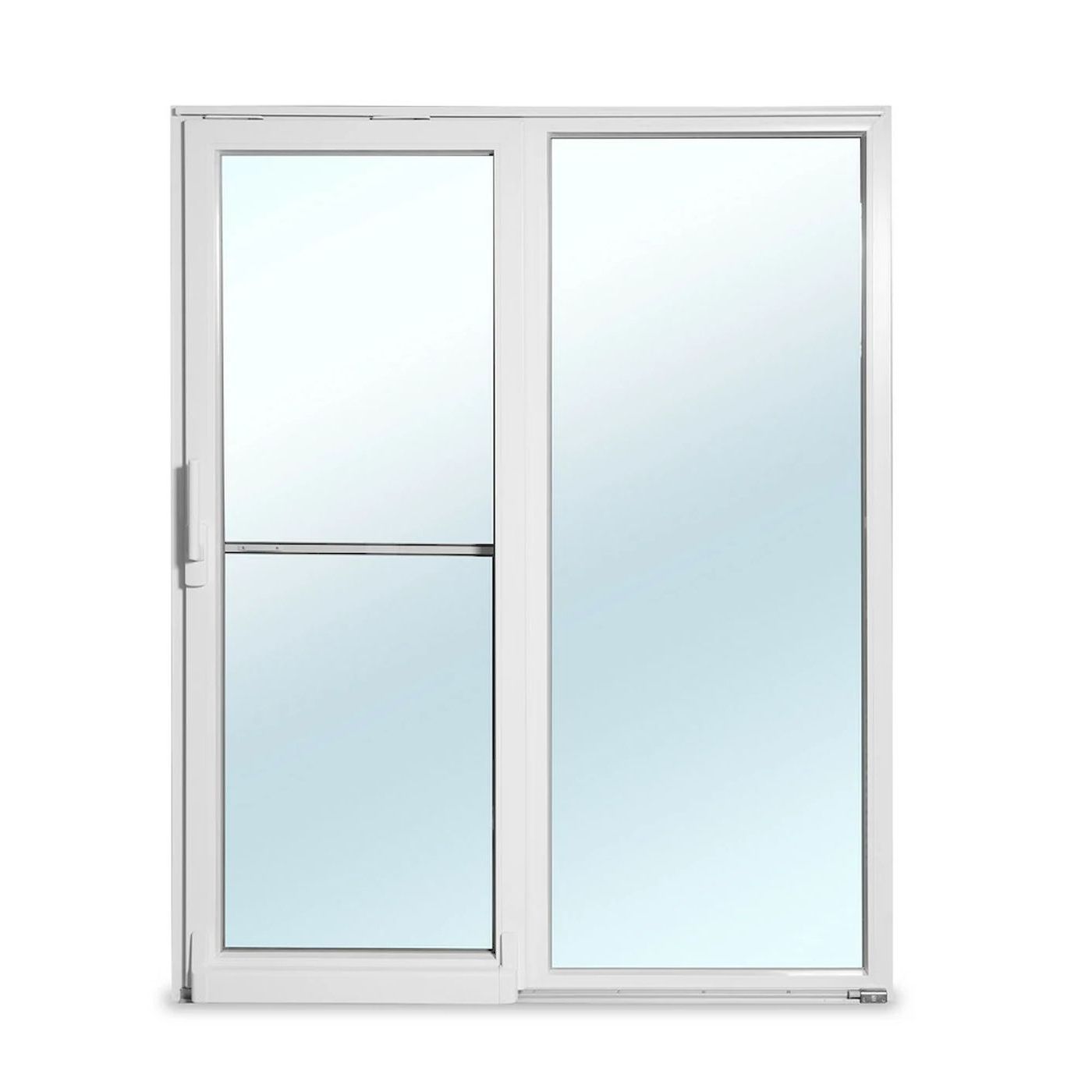 Terassin liukuovi Seicom Portal PSK 200Z A 3K, PVC, 2-osainen, 3-lasinen mittatilausovi