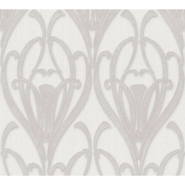 Tapetti Sandudd Mata Hari 38091-4 vinyylipinta valkoinen