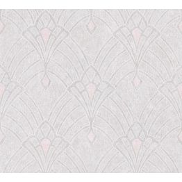 Tapetti Sandudd Mata Hari 38094-1, vinyylipinta, Art Deco, ruskea