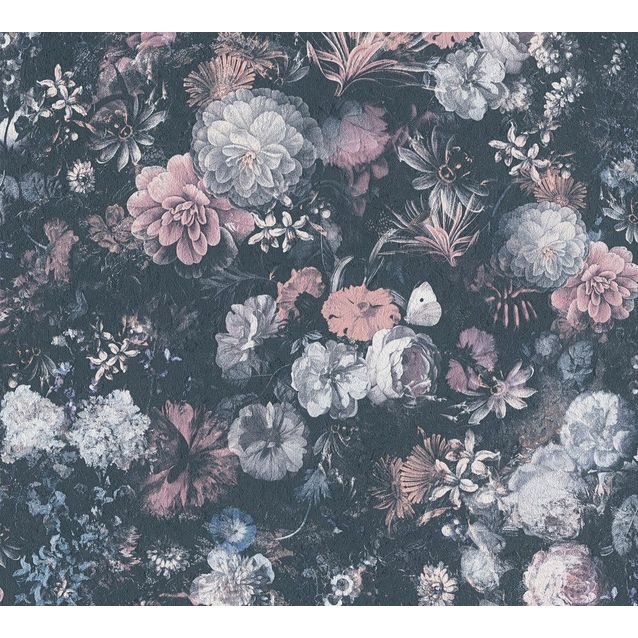 Tapetti Sandudd Mata Hari 38095-3 vinyylipinta sininen