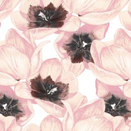 Tapetti Decor Maison Silva 5404-7, romanttinen, vaaleanpunainen