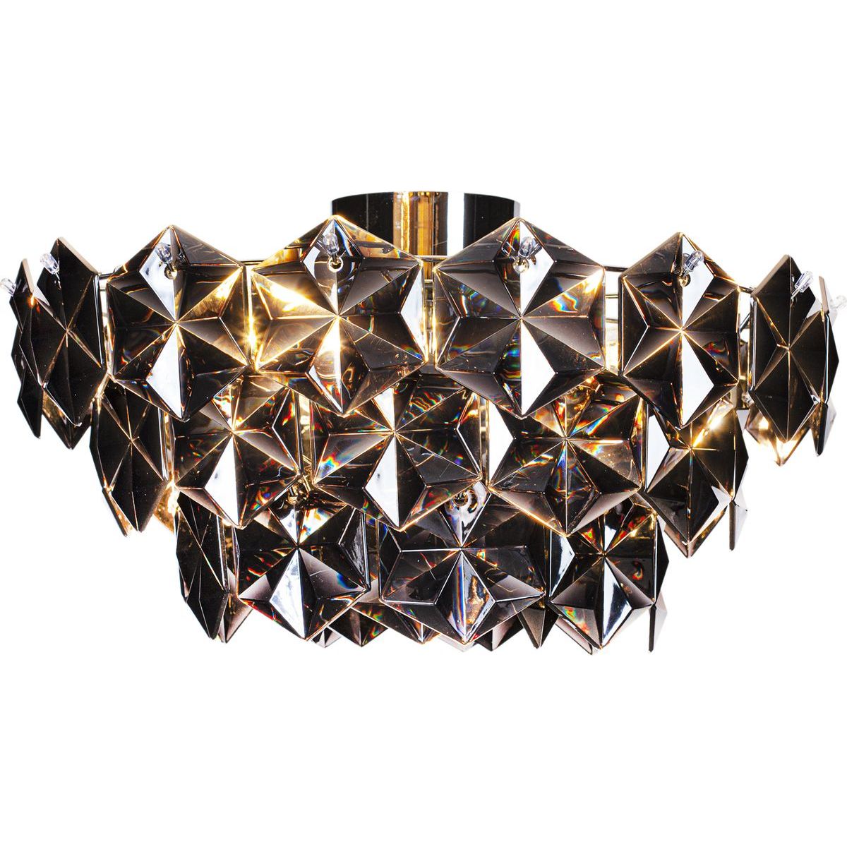 Plafondi Sessak Monarque 3-osainen Ø51cm savunharmaa