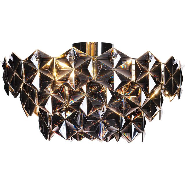 Plafondi Sessak Monarque 3-osainen Ø51cm savunharmaa