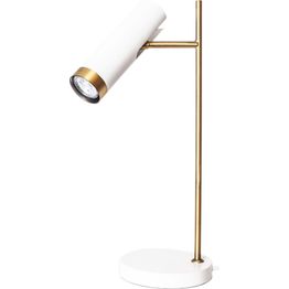 Pöytävalaisin By Rydéns Puls mattavalkoinen/messinki