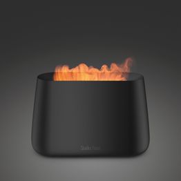 Ilmankostutin takkatuliefektillä Stadler Form Ben musta