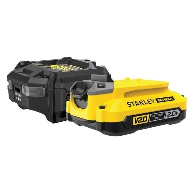 Akku + laturi Stanley FatMax V20 SFMCB10D1-QW 18V 1x2,0 Ah