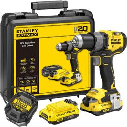 Akkuporakone Stanley Fatmax V20 SFMCD725D2K-QW 18V 2x2,0 Ah akuilla + salkku