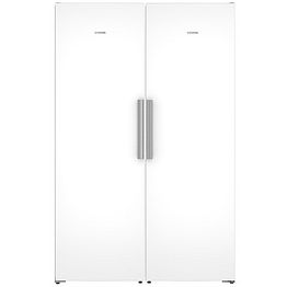Jääkaappi- ja pakastinpaketti Siemens KS36NVWDG + GS36NVWDG, valkoinen