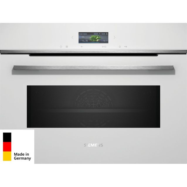 Yhdistelmäuuni Siemens iQ700 CM724G1W1 60cm valkoinen